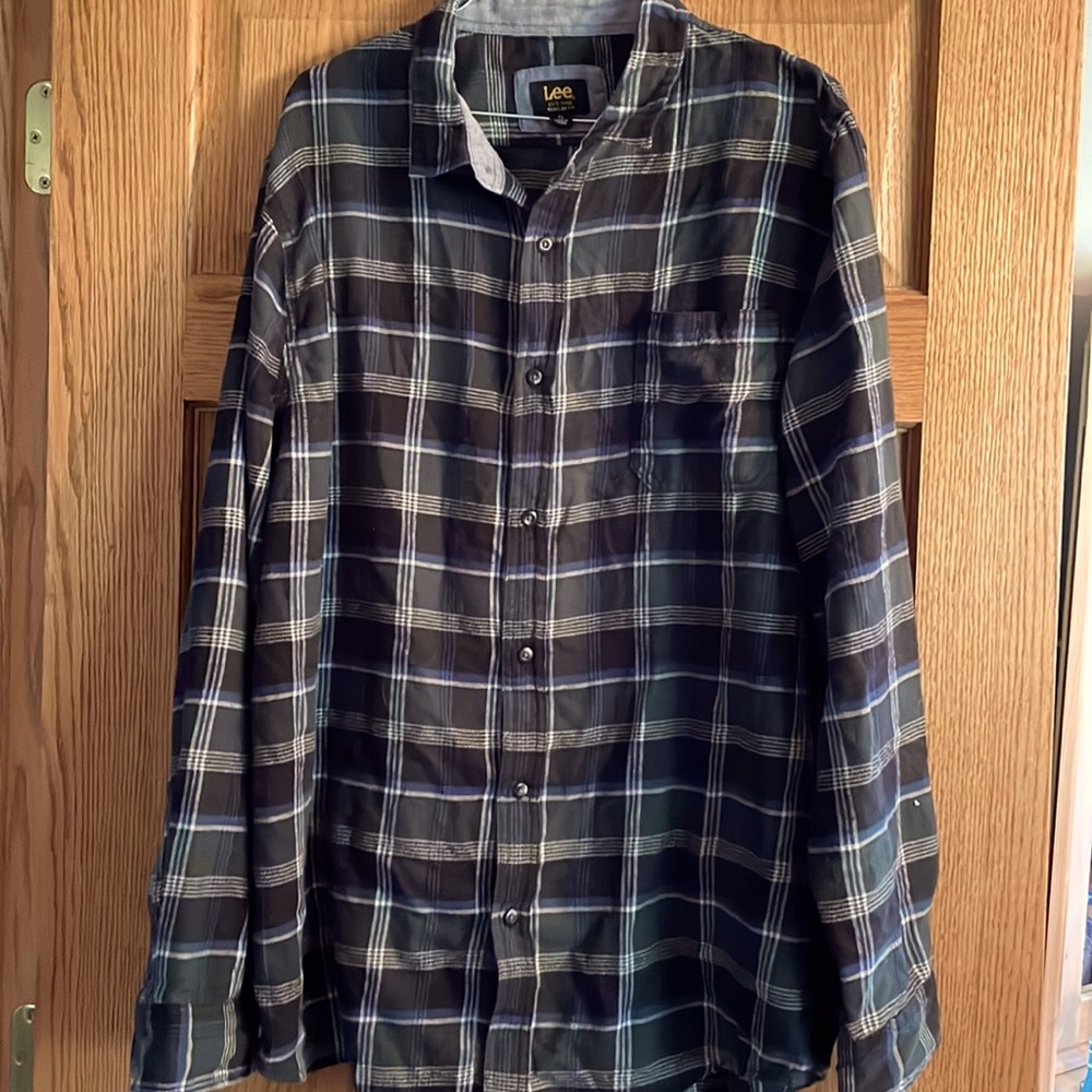 Mens long sleeve flannel